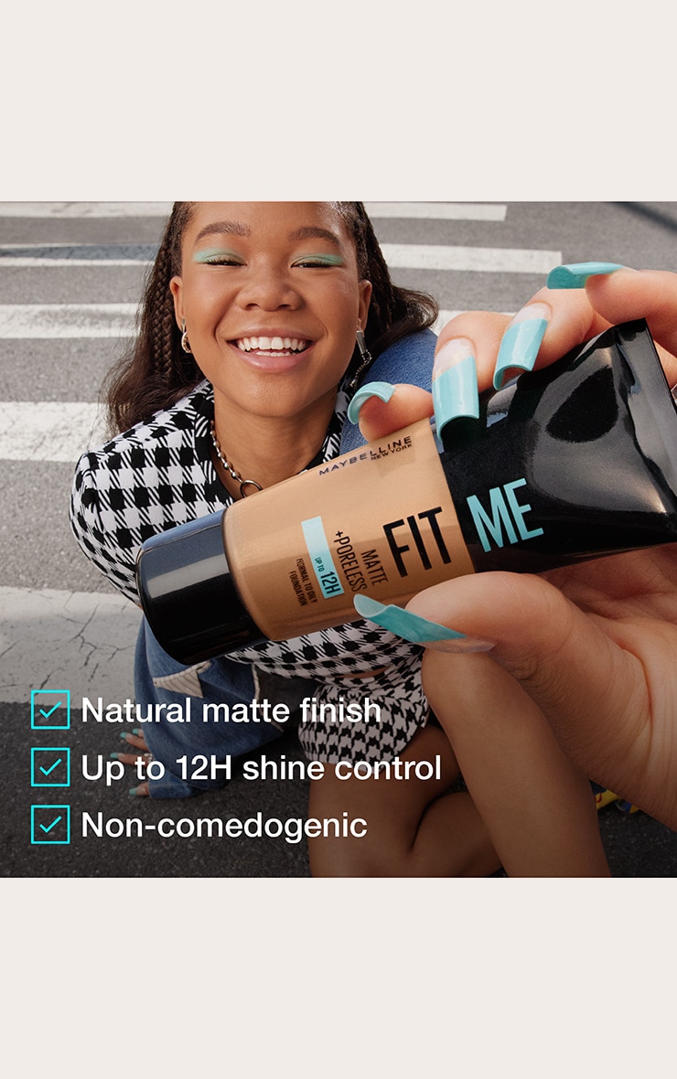 Maybelline Fit Me Matte & Poreless Foundation 220 Natural Beige image 3