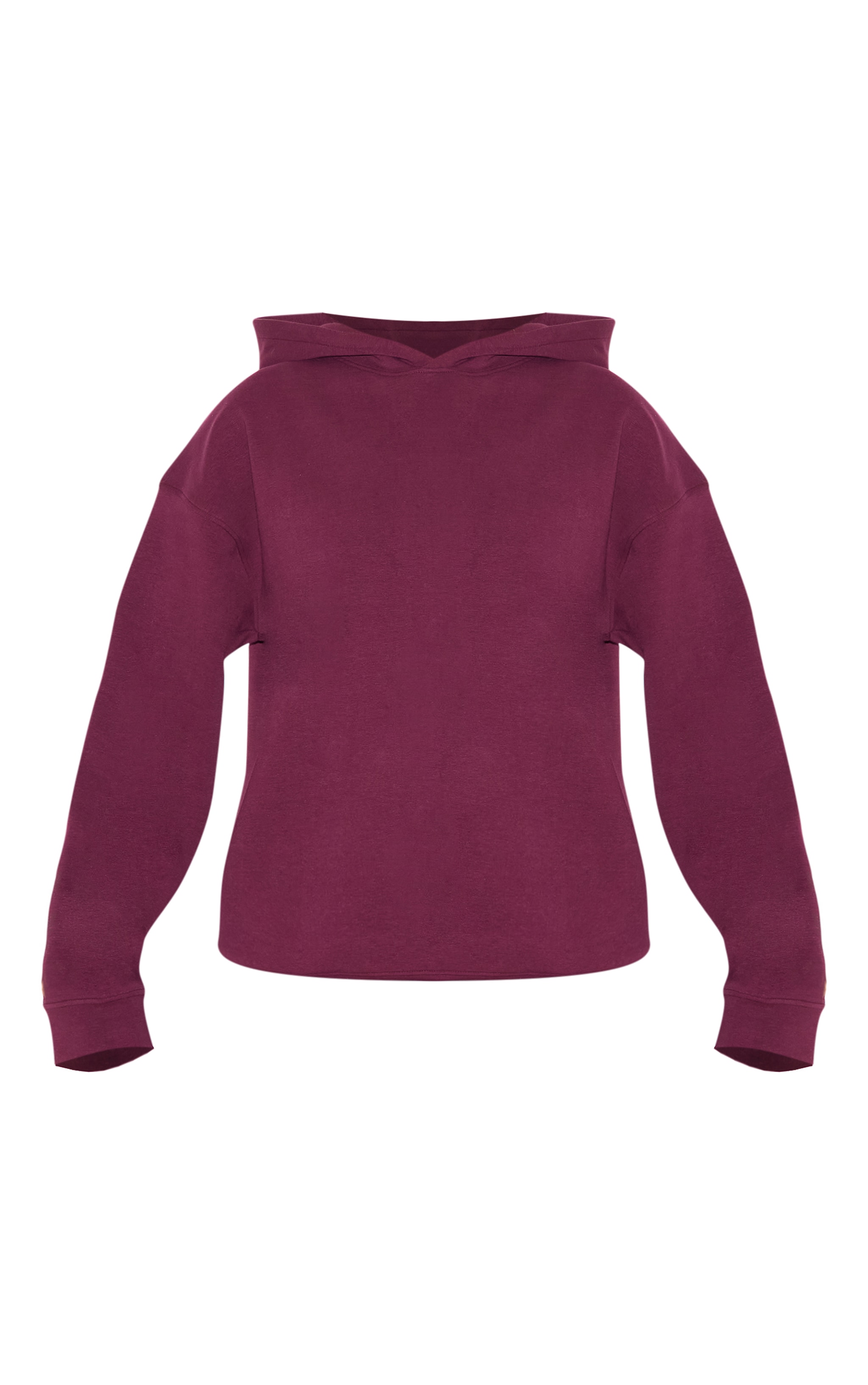 Plum Premium Interlock Oversized Hoodie image 5
