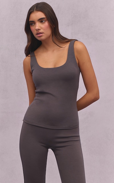 Charcoal Super Soft Padded Vest