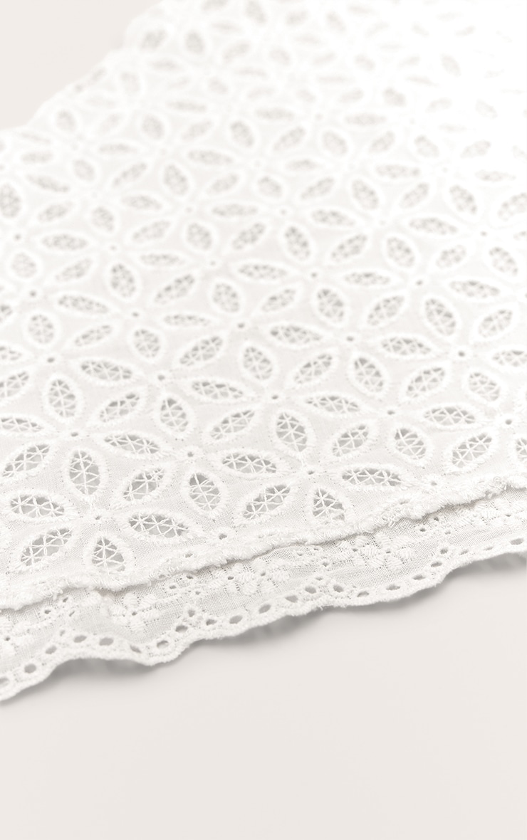 White Broderie Anglaise Bandana image 3