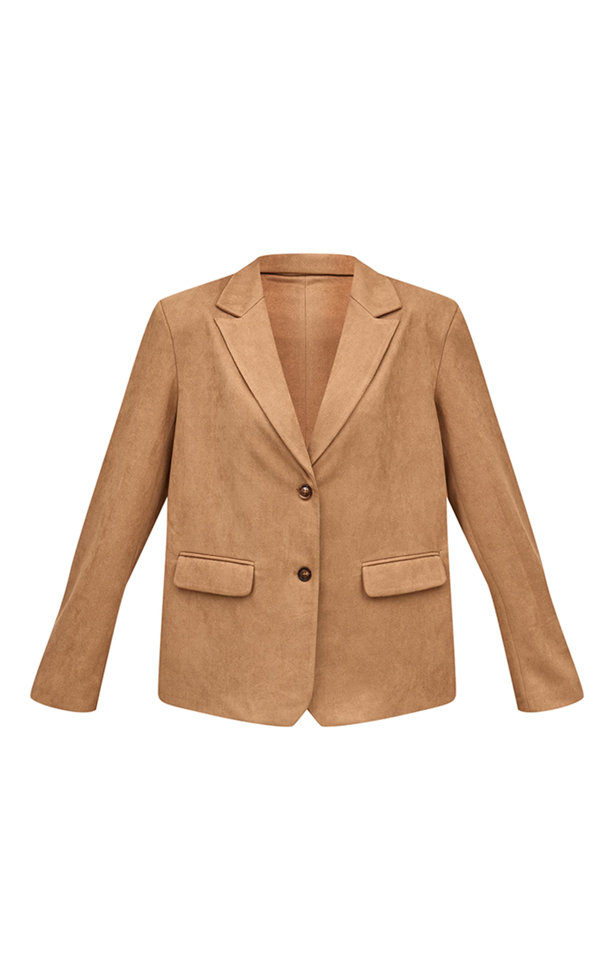 Sand Suede Oversized Dad Blazer image 5