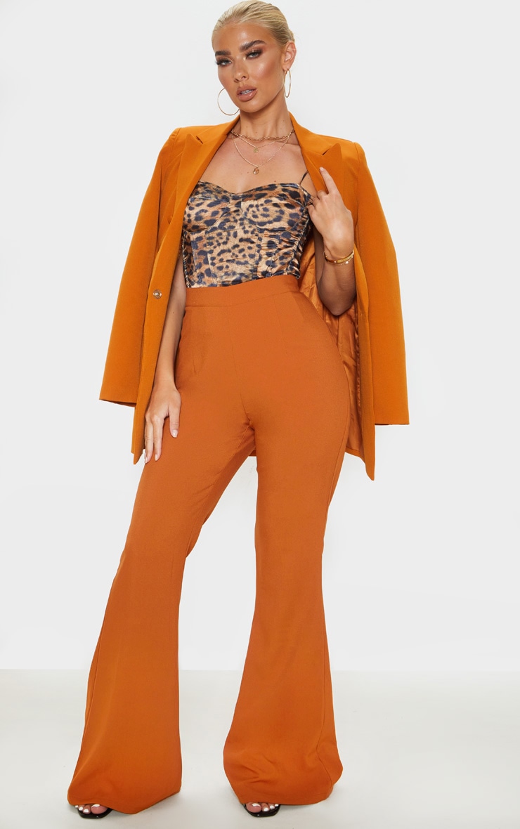 Chestnut Flare Tailored Pants