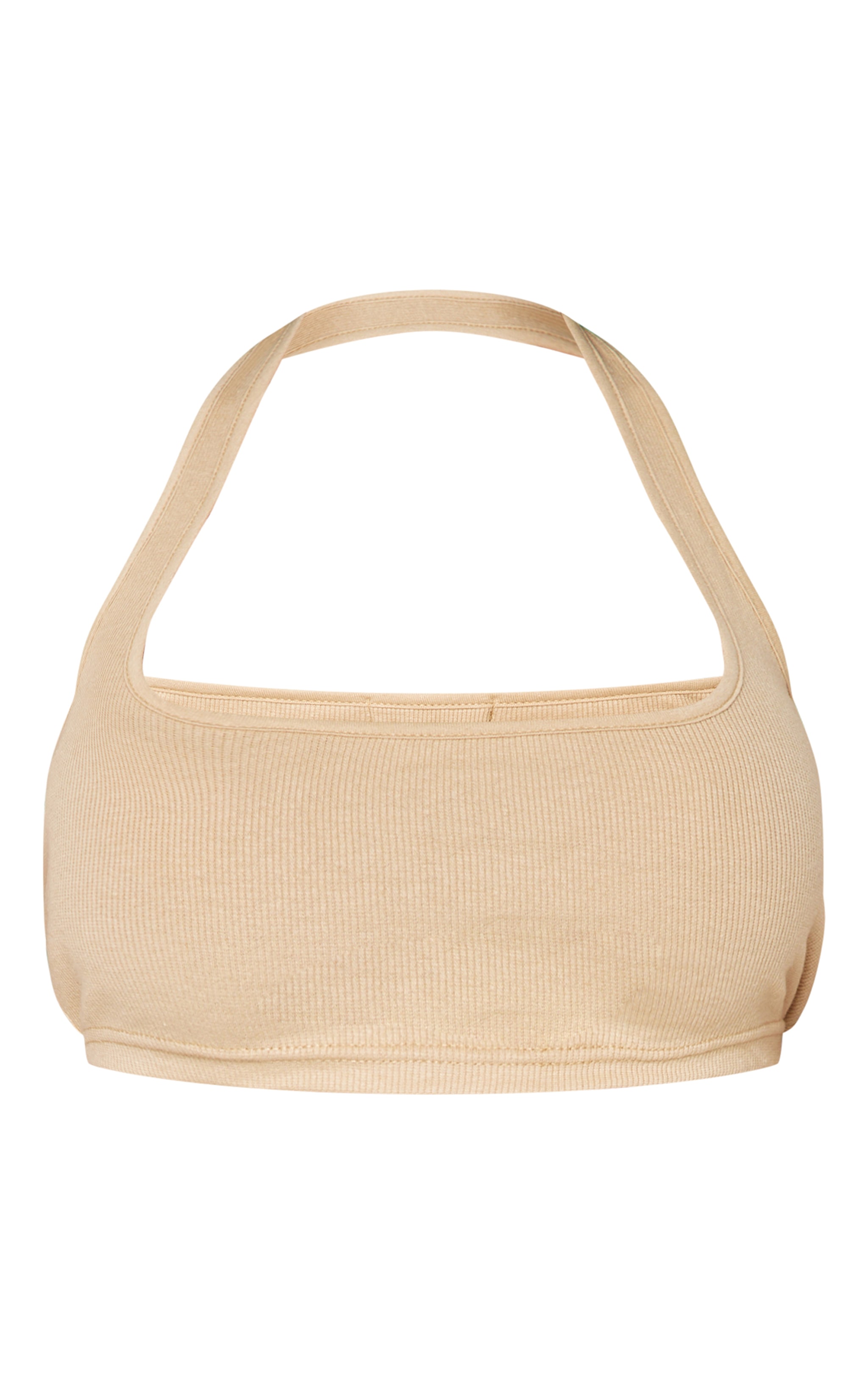 Shape Olive Ribbed Halterneck Bralet image 5