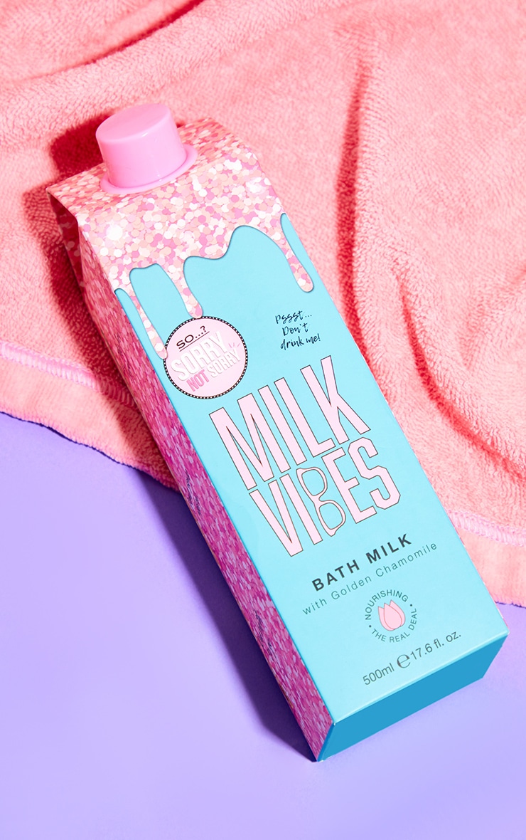 So...? Sorry Not Sorry Milk Vibes The Bath Milk 500ml image 1