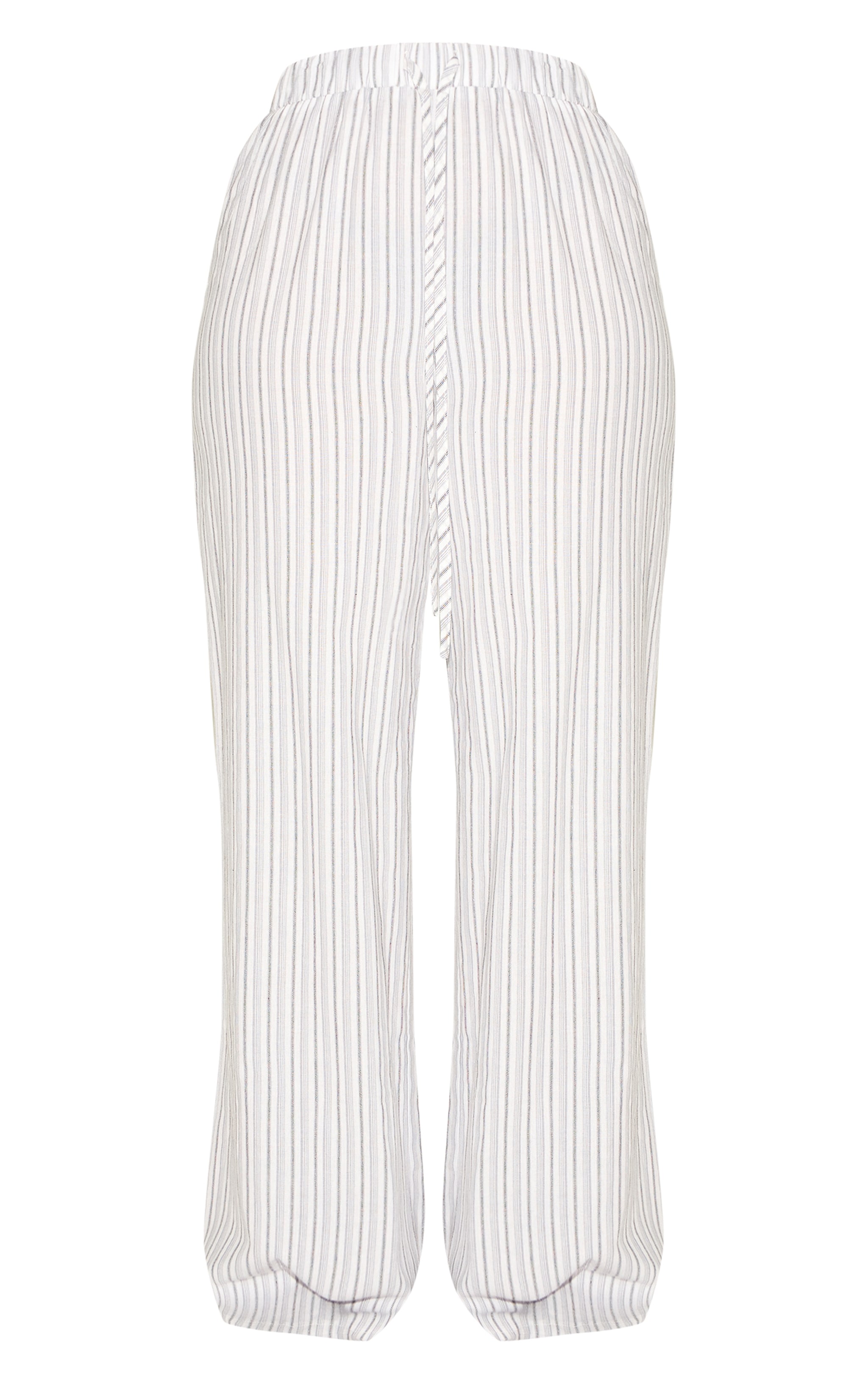 Shape Stone Striped Elasticated Waist Wide Leg Pants image 5