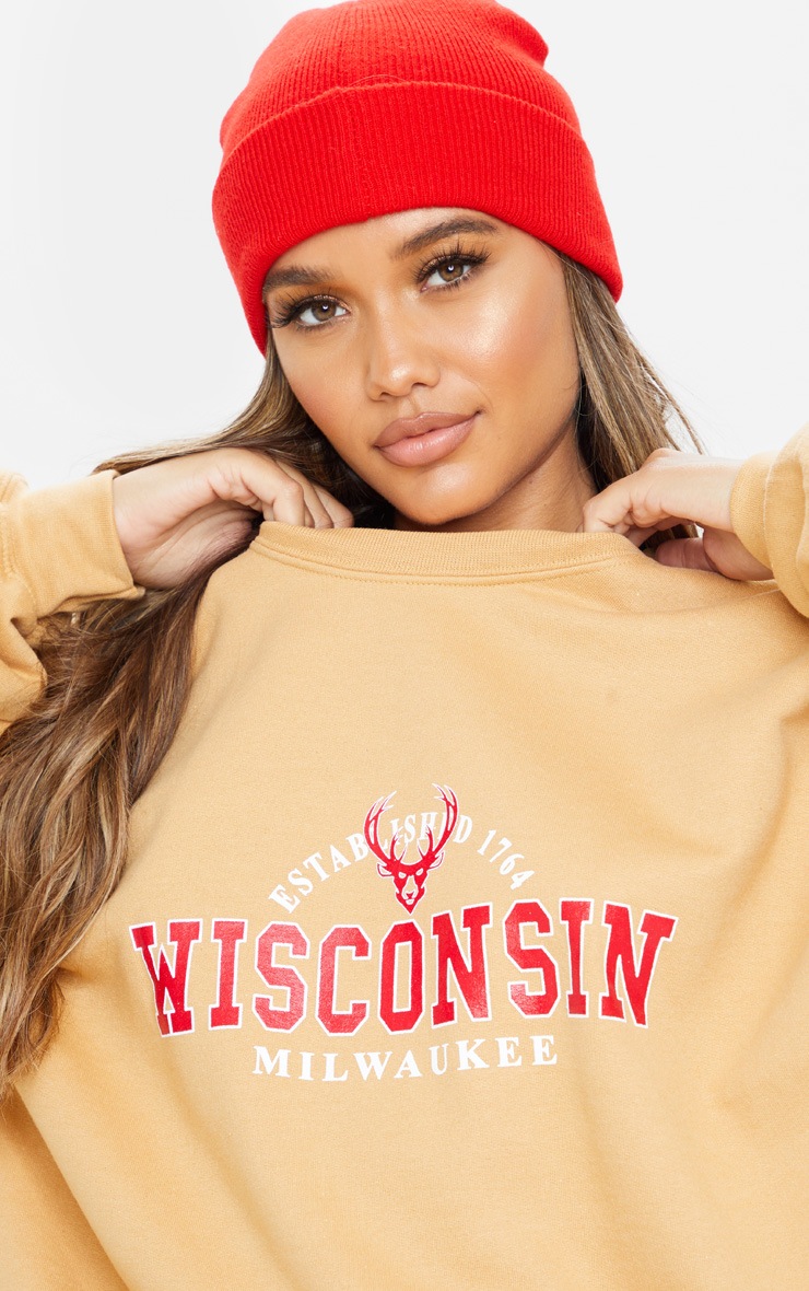 Fawn Wisconsin Slogan Sweater image 5