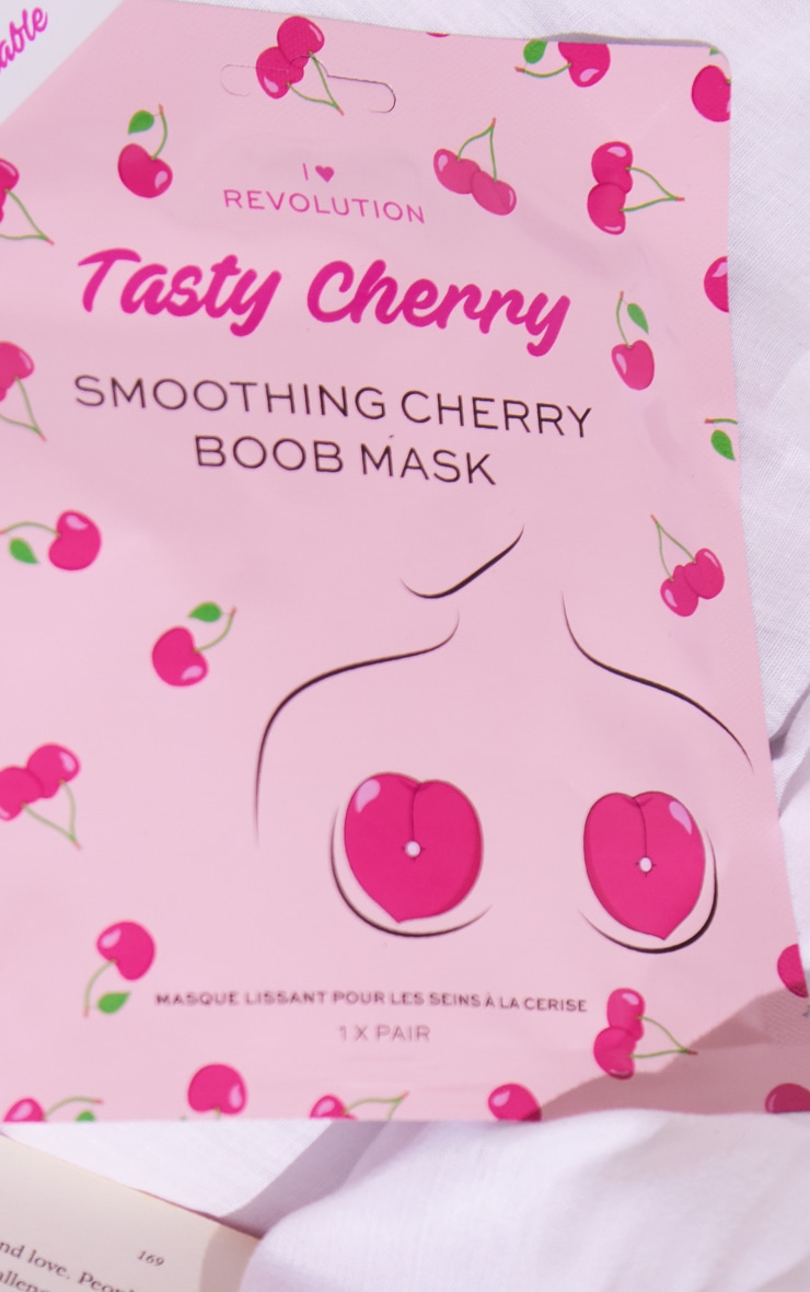 I Heart Revolution Tasty Cherry Boob Sheet Mask image 3