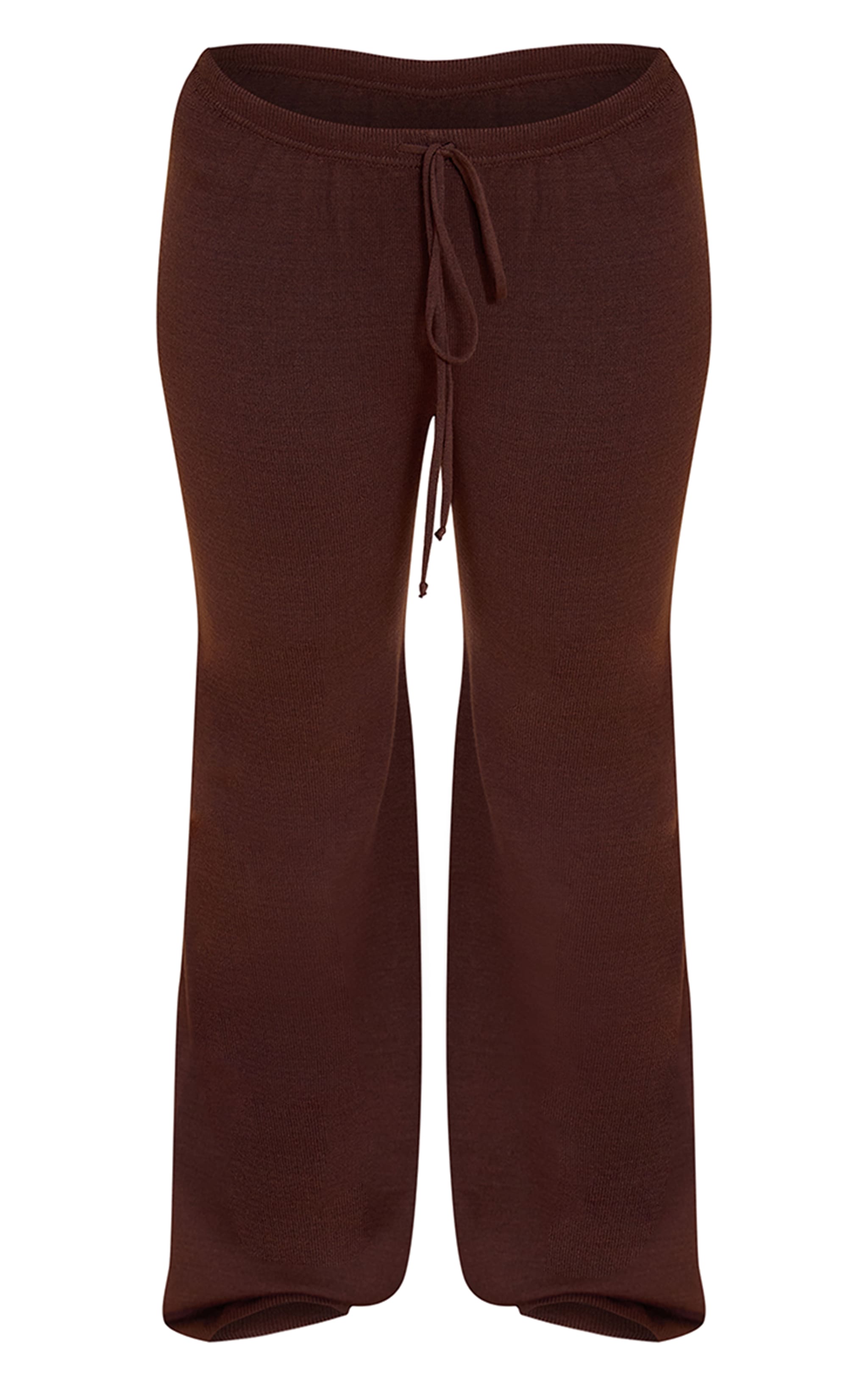 Shape Pantalon en maille tricot chocolat noué image 5