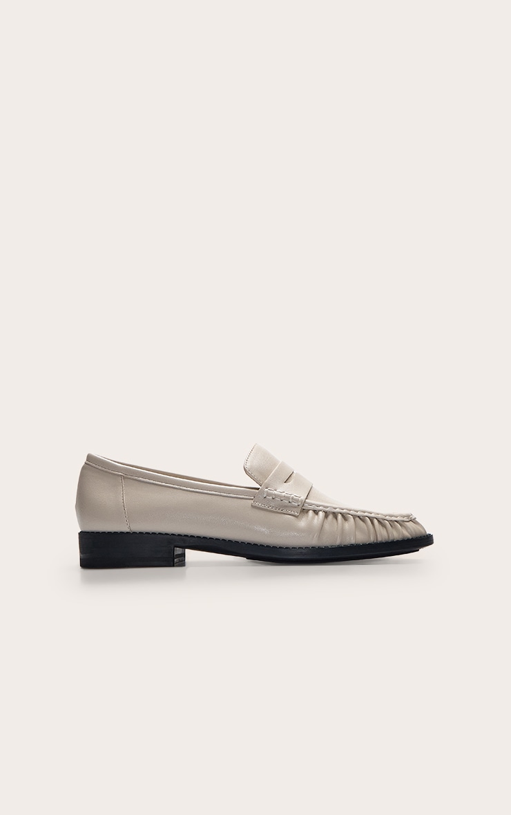 Cream PU Loafer image 2