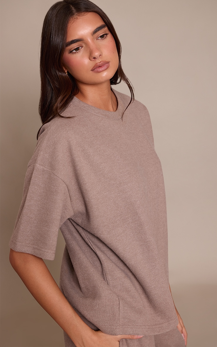 Mushroom Soft Touch Boxy T-shirt image 4