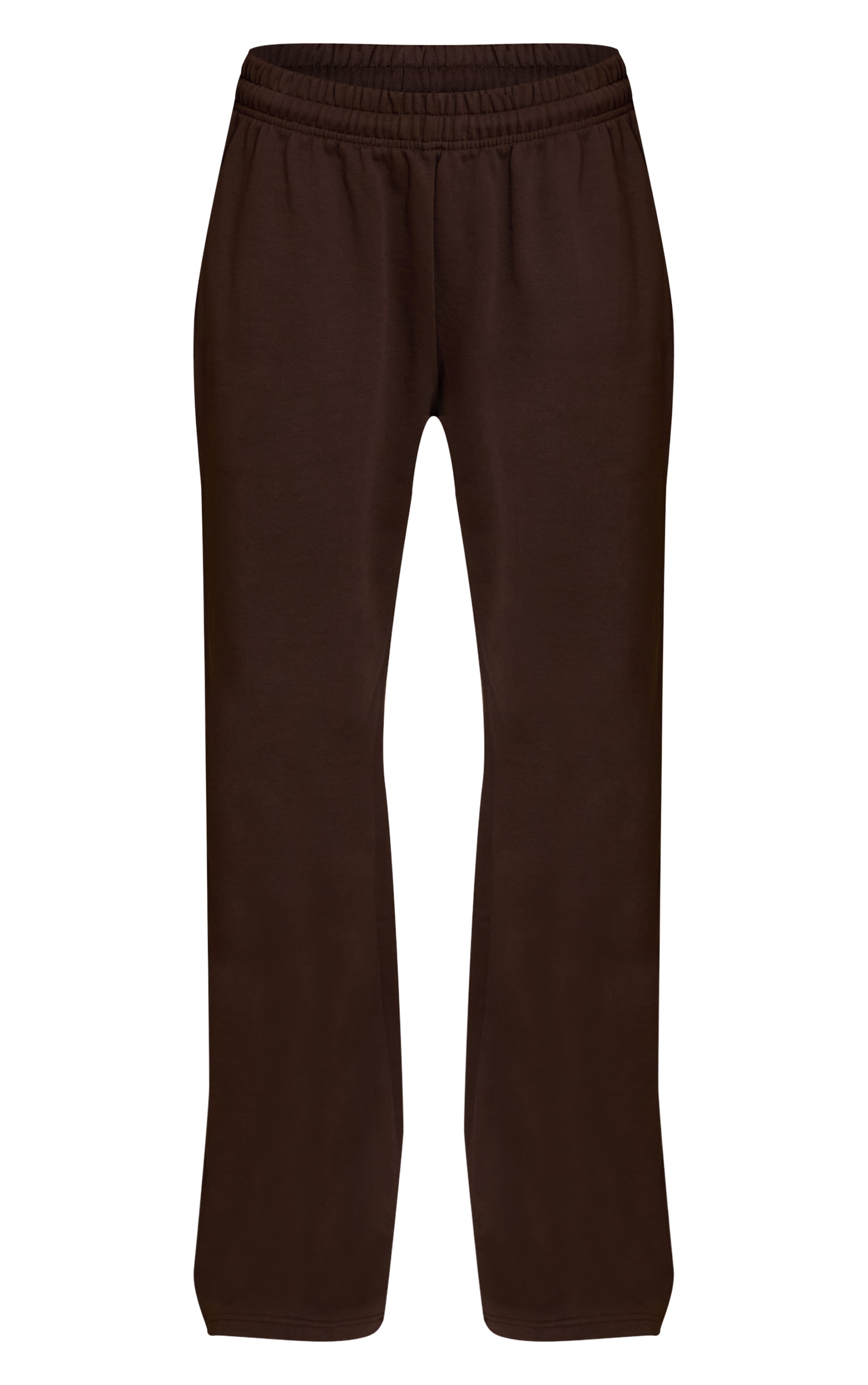 Chocolate 440 GSM Heavyweight Cotton Loopback Straight Joggers image 5