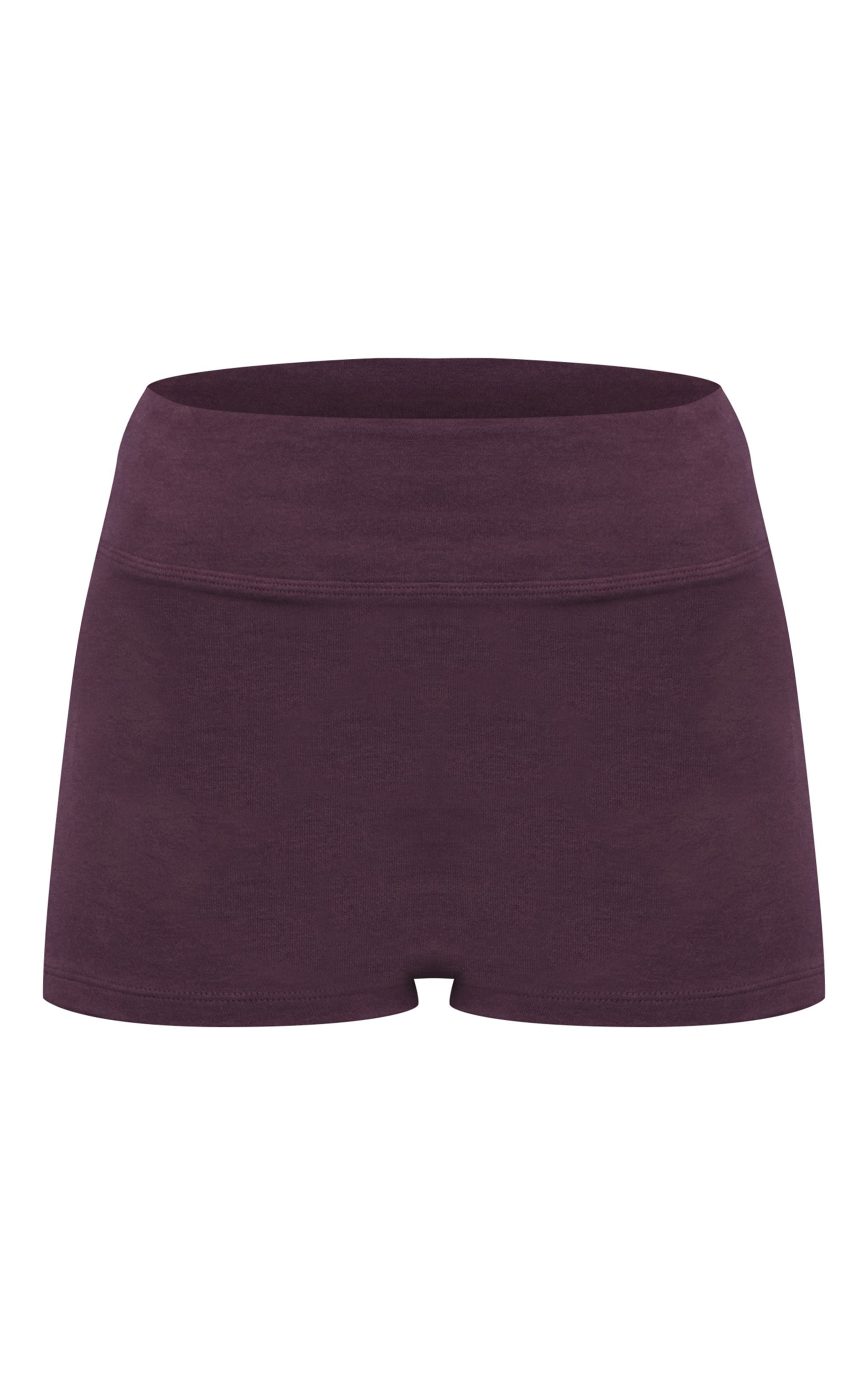 Deep Plum Soft Cotton Hot Pant  image 6