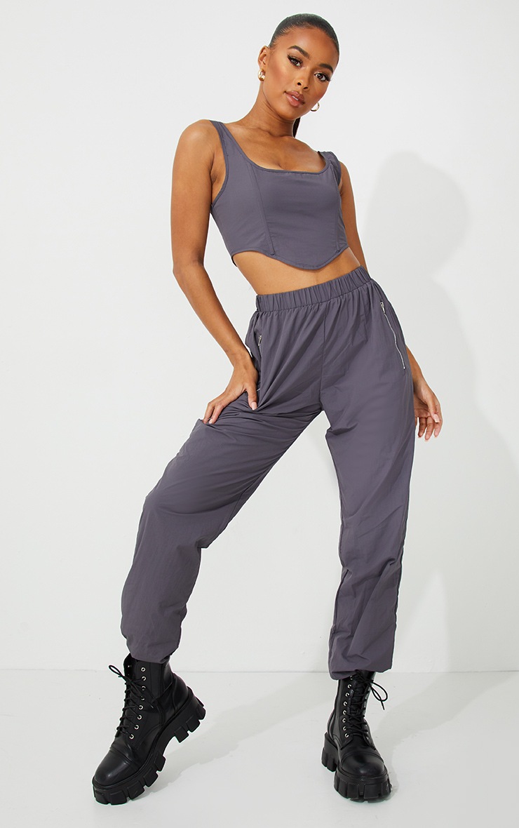 Grey Oversized Joggers
