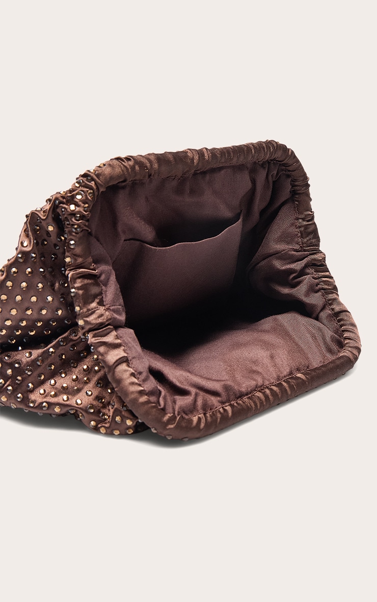 Chocolate Hot Fix Clutch Bag image 5