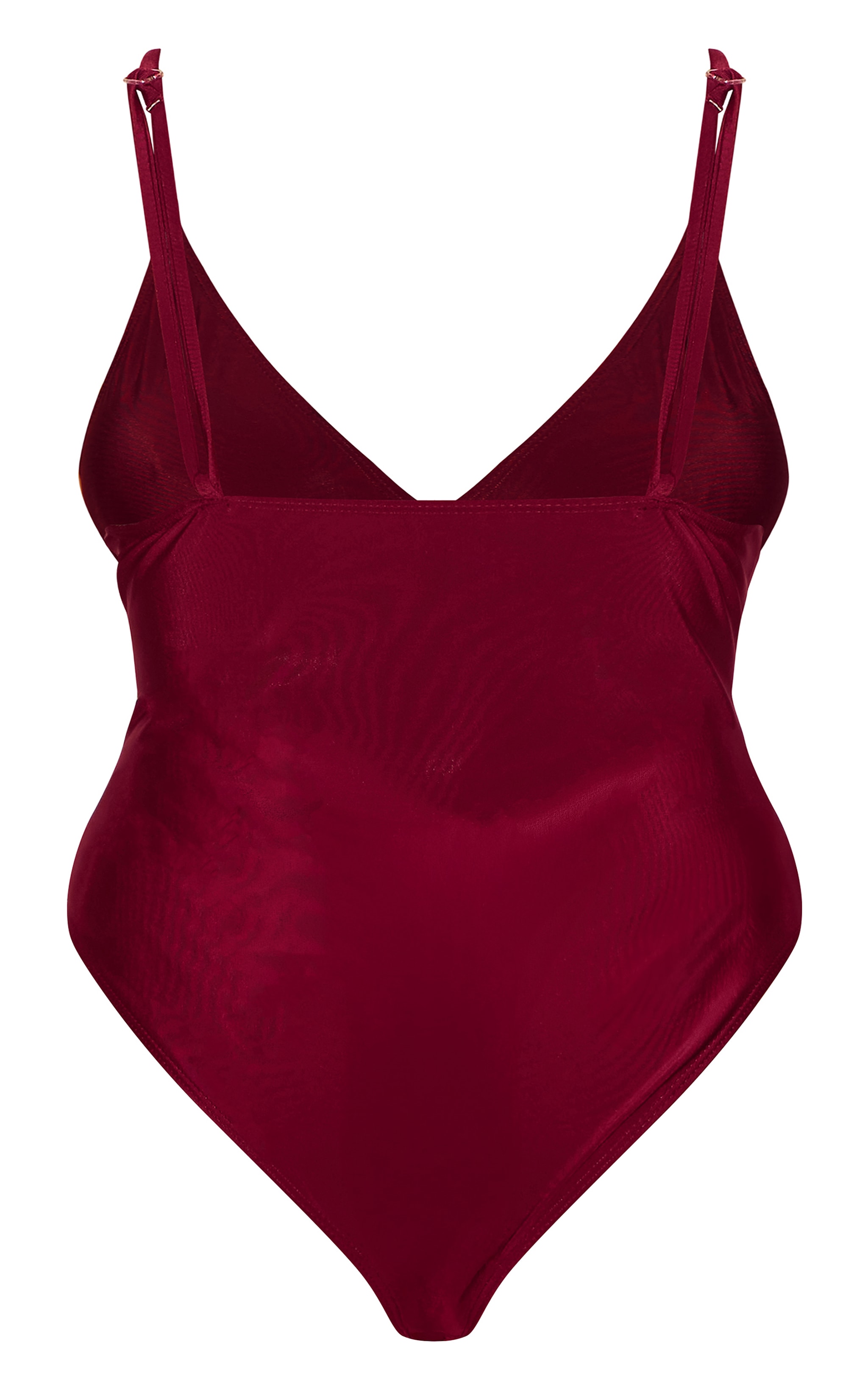Plus Berry Basic Low Scoop Swimsuit image 2