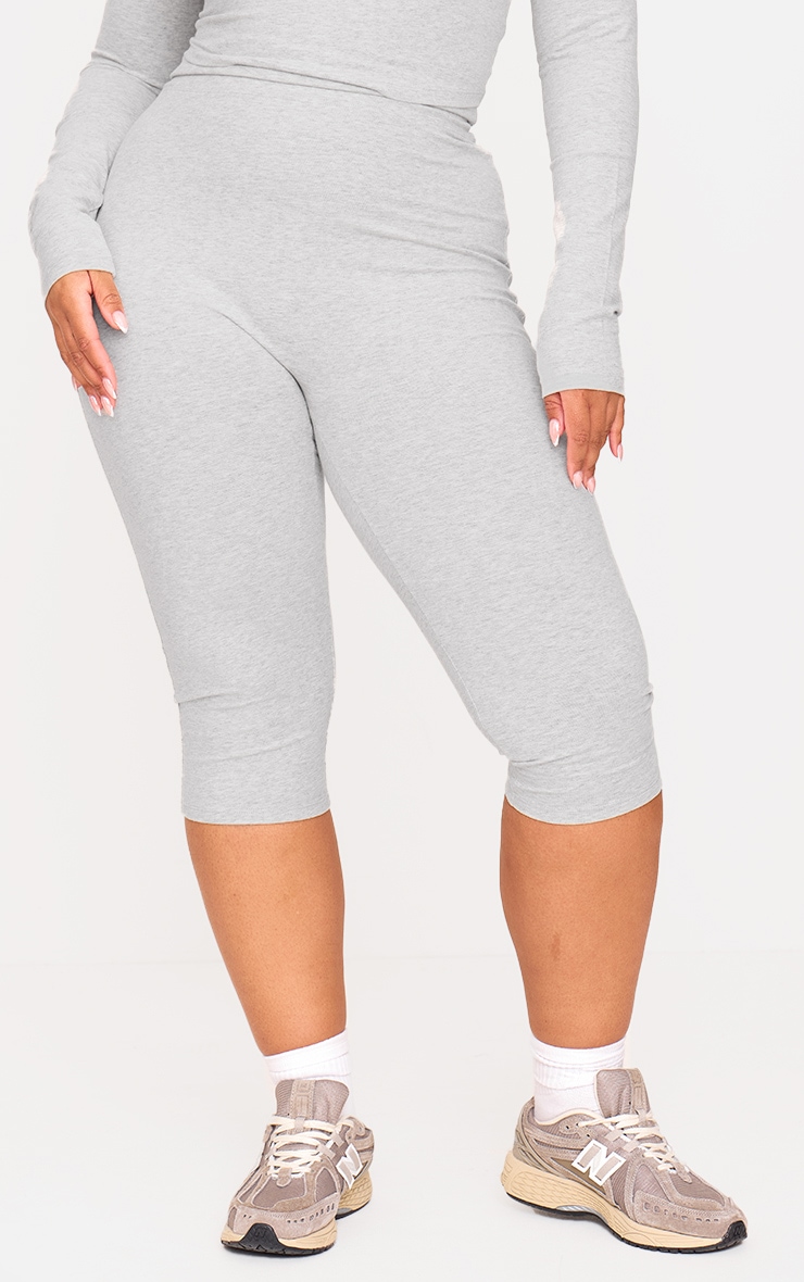 Ash Grey Sculpt Pedal Pusher Leggings image 7