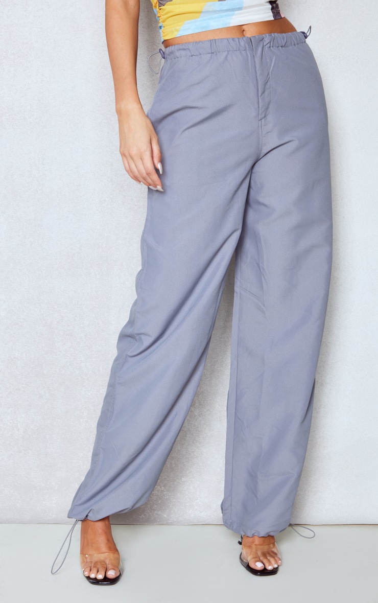 Tall Charcoal Cargos With Toggles image 2