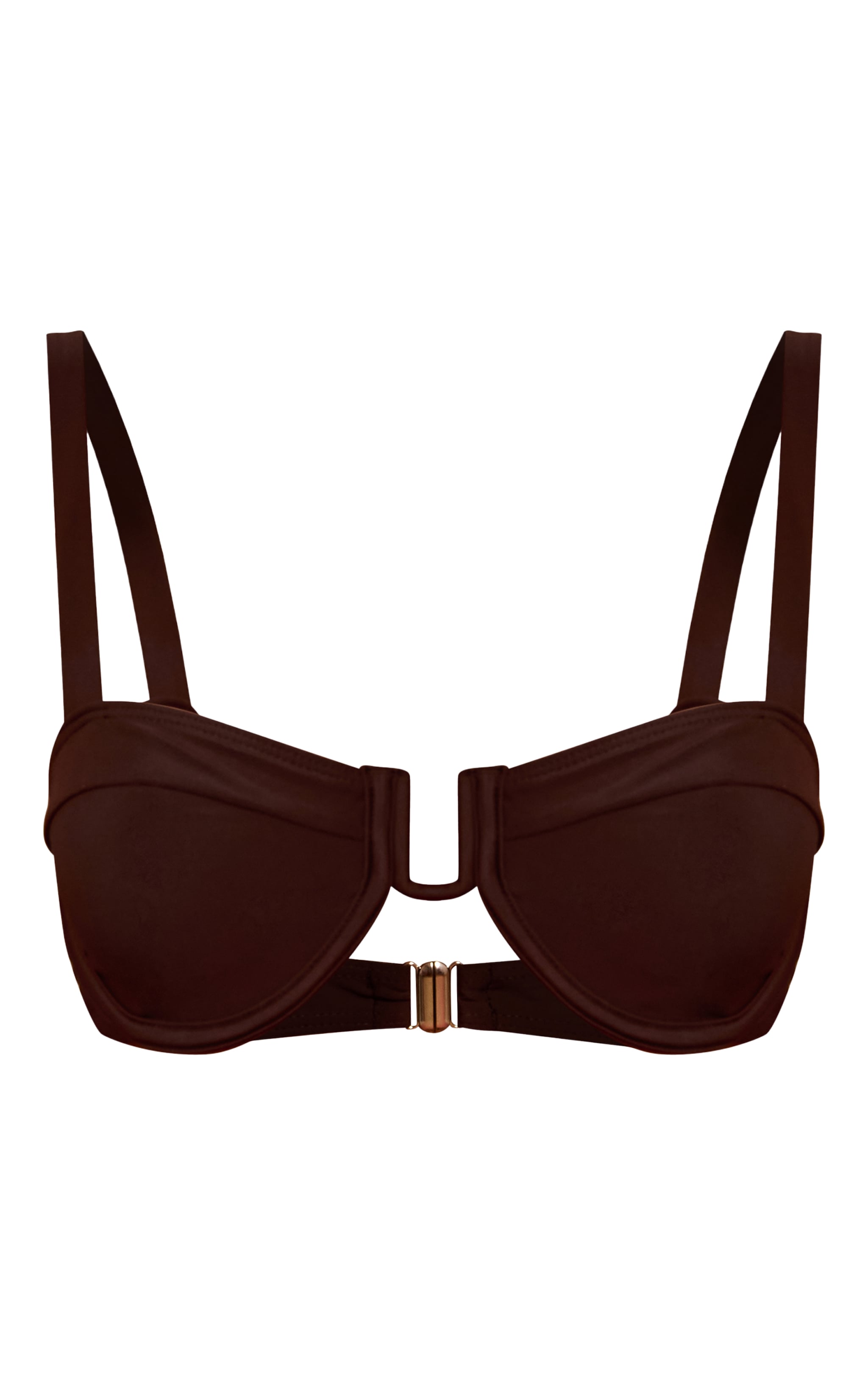 Espresso U Bar Underwired Bikini Top image 5