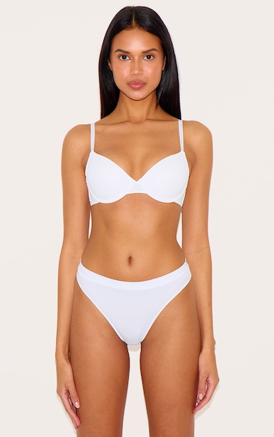 Soutien-gorge T-shirt blanc à armatures