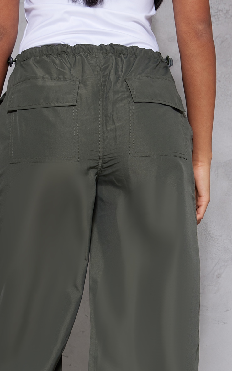Tall Khaki Low Rise Parachute Trouser Tall PrettyLittleThing CA