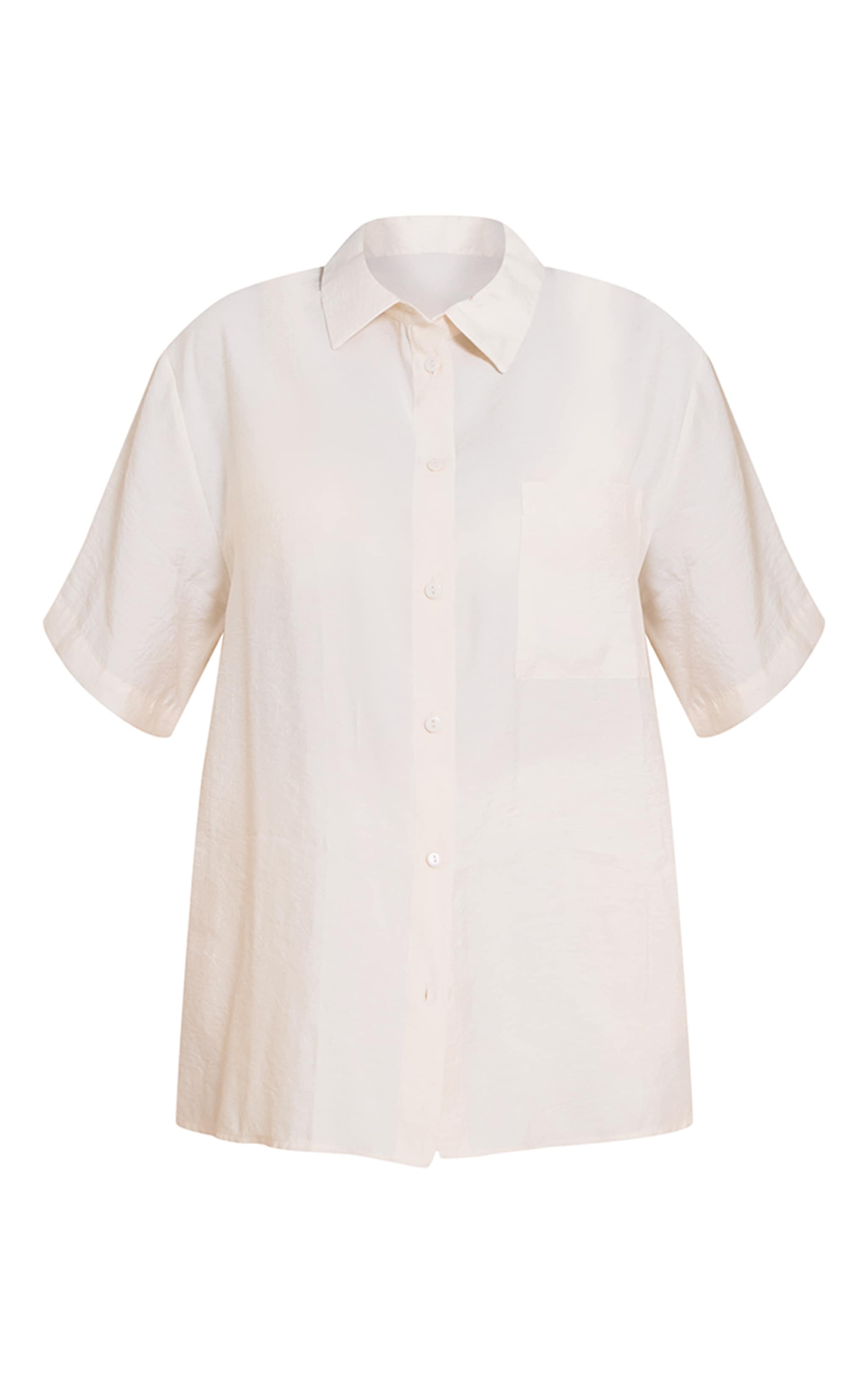 Plus Natural Button Up Shirt image 5