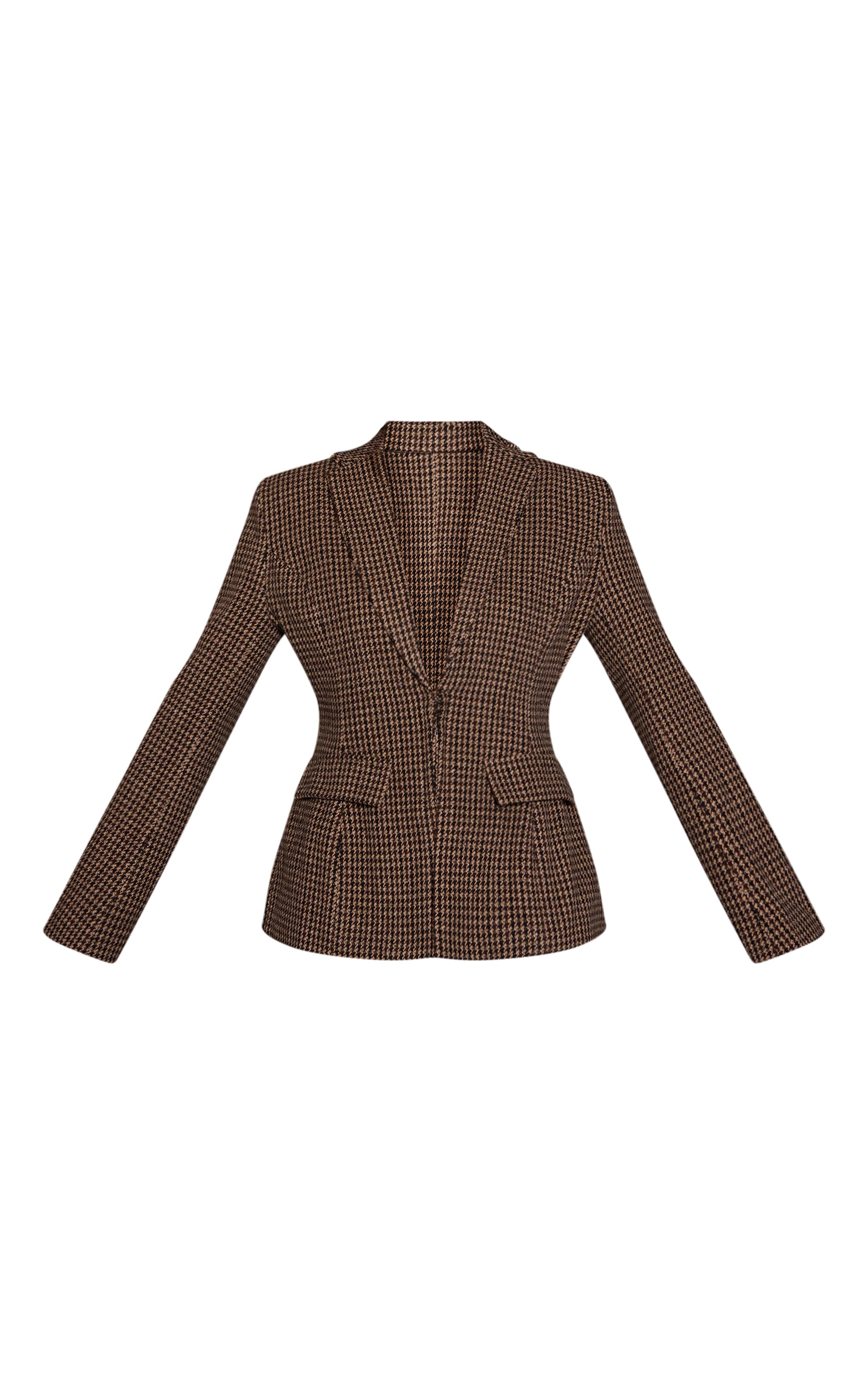Brown Dogtooth Blazer image 5
