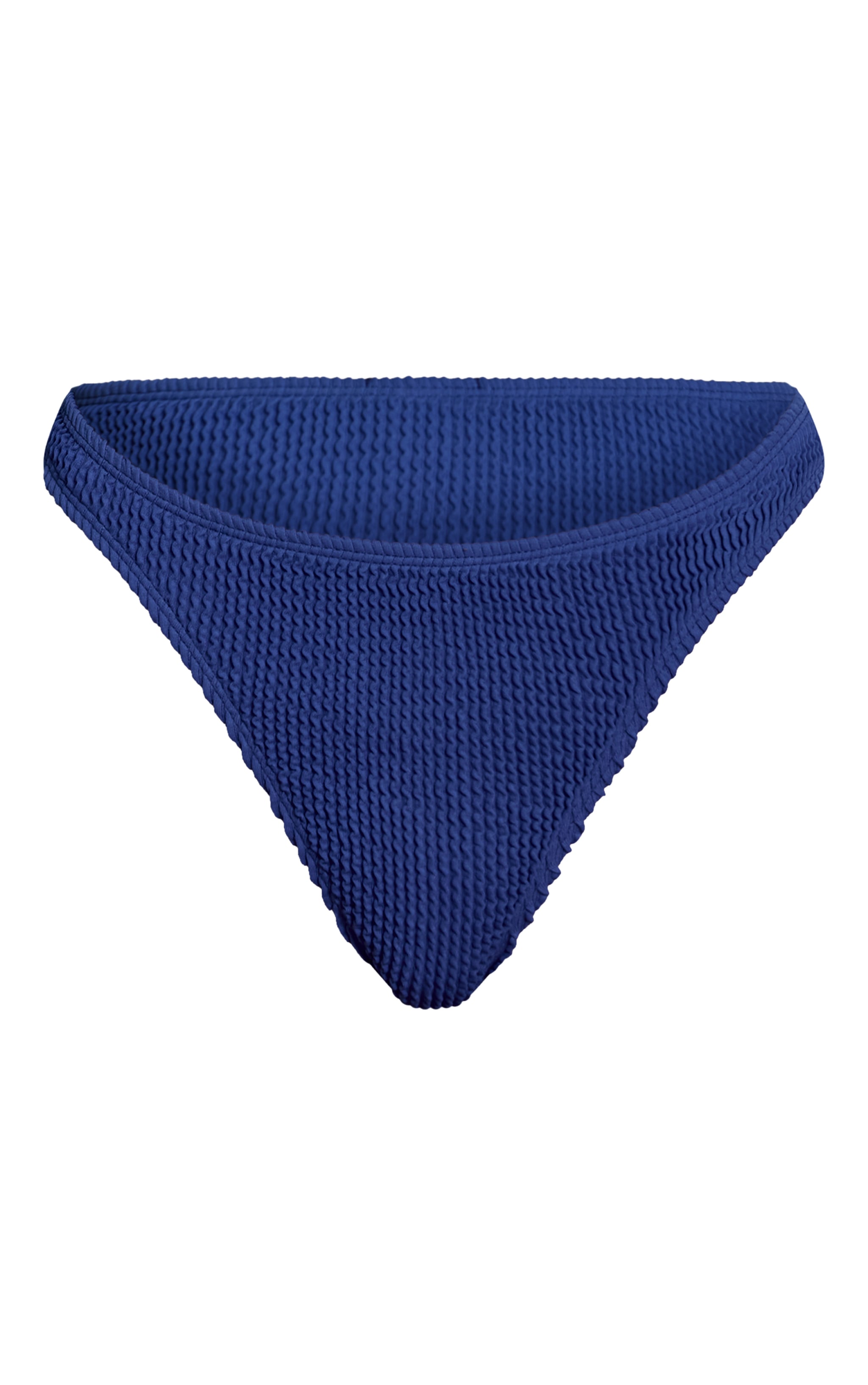 Cobalt Crinkle Tanga Bikini Bottoms image 5