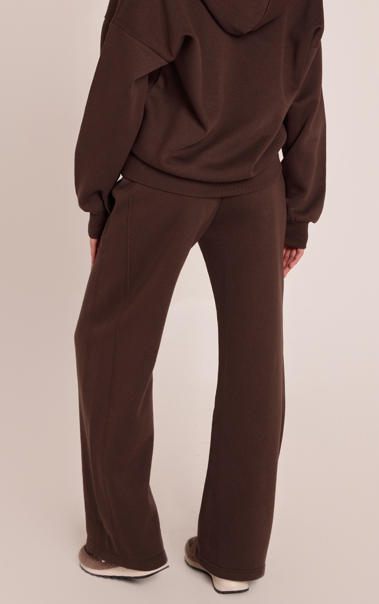 Chocolate Low Rise Straight Leg Sweatpants image 3