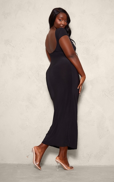 Karma Long Sleeve Scoop Back Dress Embellished White
