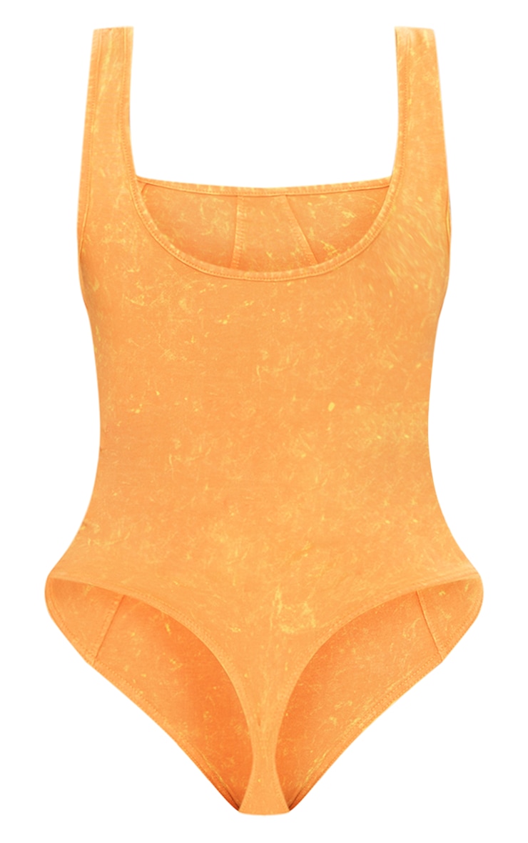 Shape Orange Washed Seam Detail Bodysuit image 6