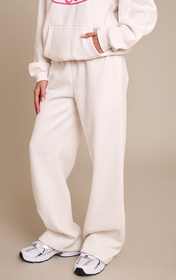 Cream Sports Club Cotton Fleece Straight Leg Sweatpants image 2