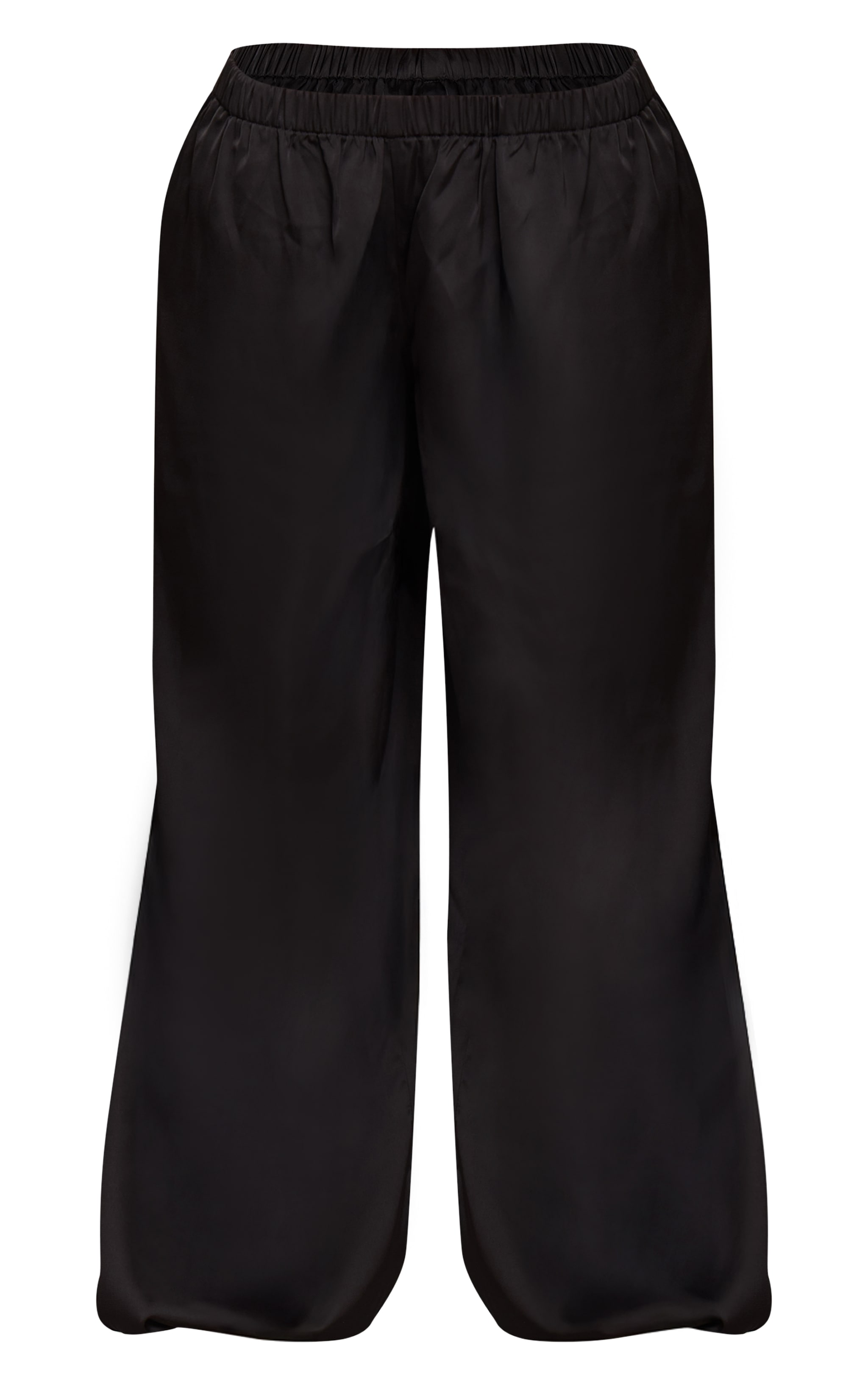 Black Satin Balloon Pant image 5