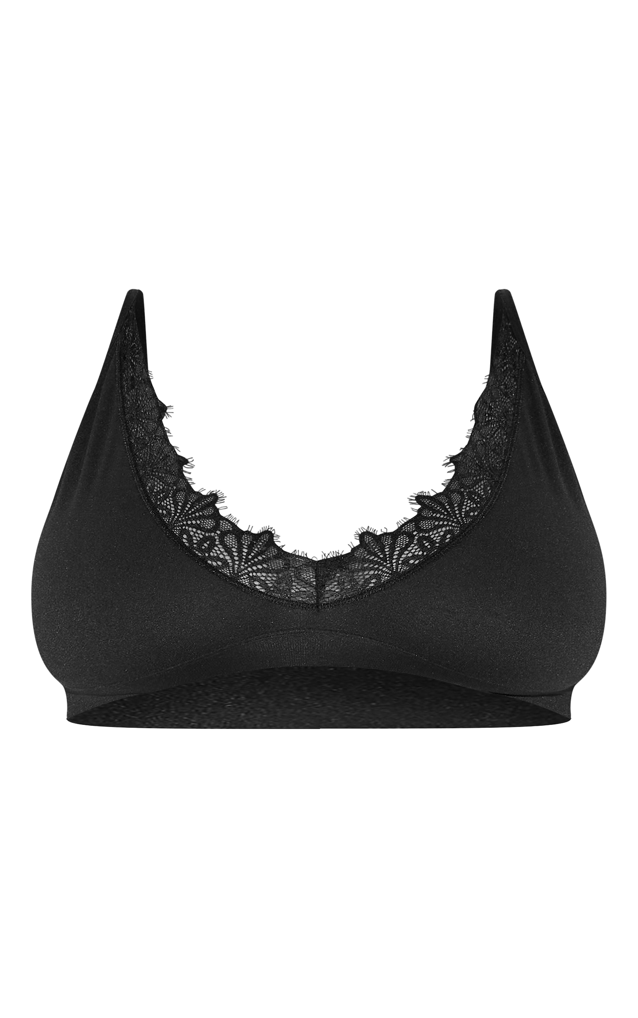 Bralette noire ornée de dentelle image 5