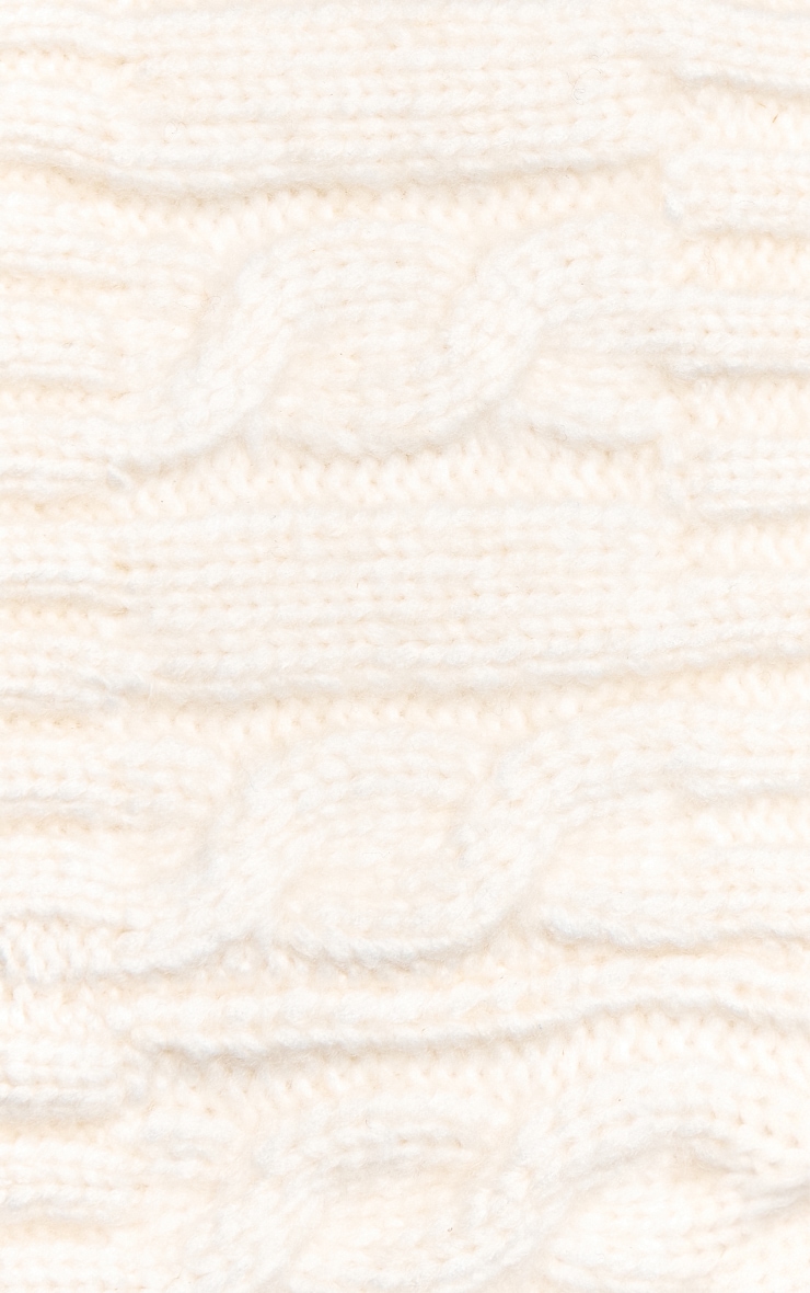 Cream Cable Knitted Headband image 3