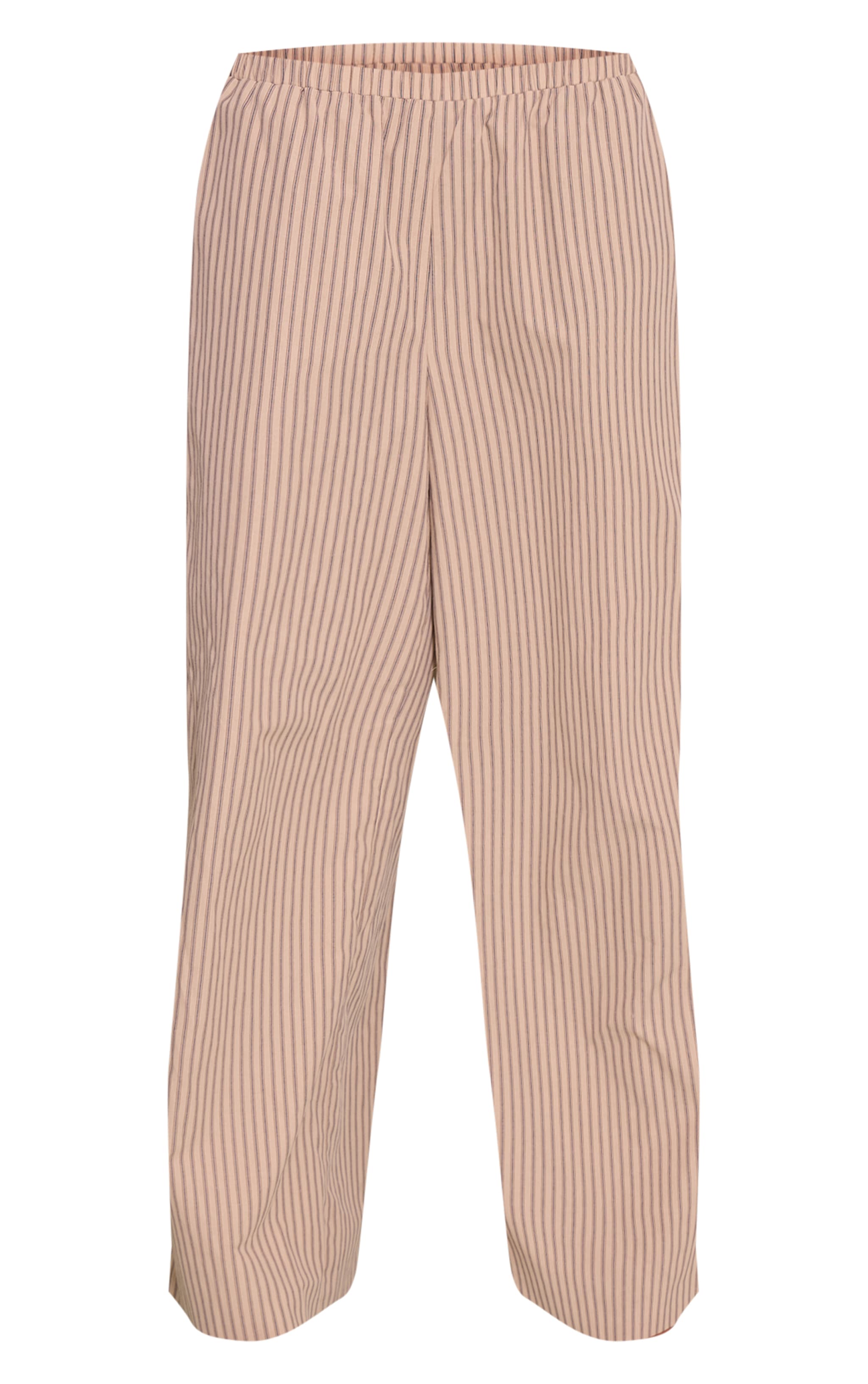 Stone Pinstripe Wide Leg Pant image 5