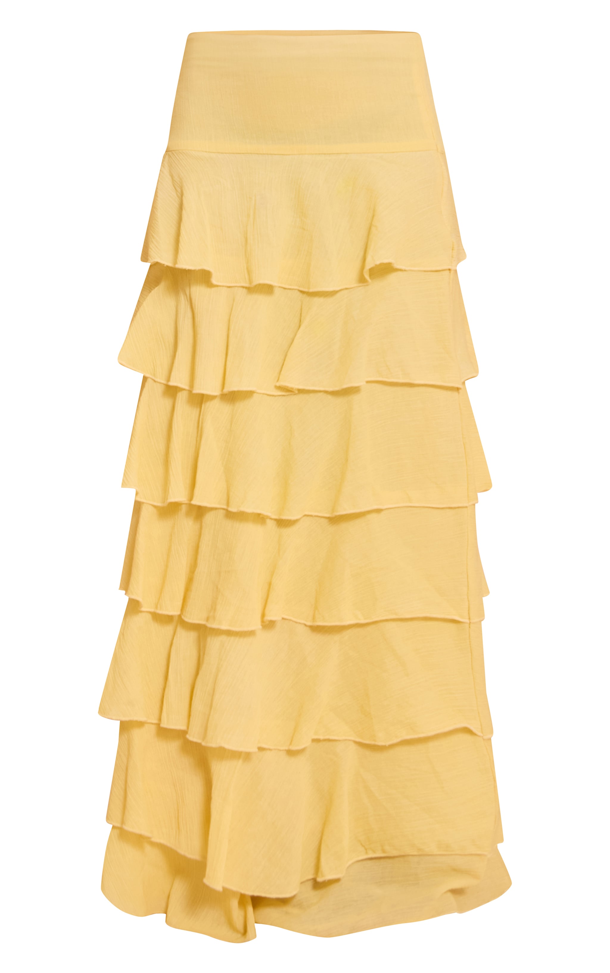 Lemon Cheesecloth Rara Maxi Skirt image 5