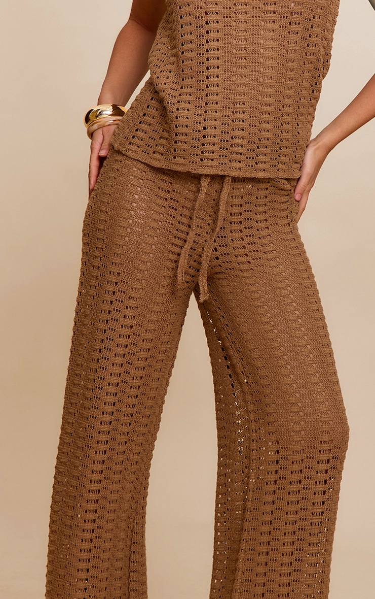 Olive Mid Rise Straight Leg Pant image 4
