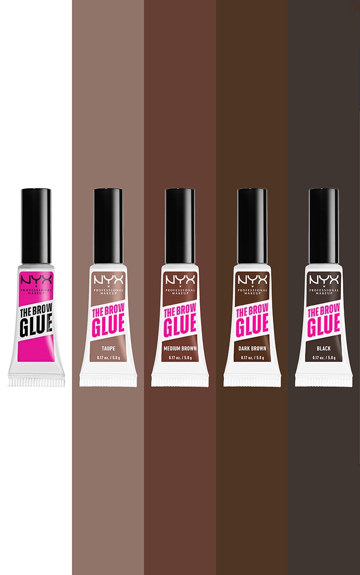 NYX PMU The Brow Glue Instant Styler Dark Brown image 4