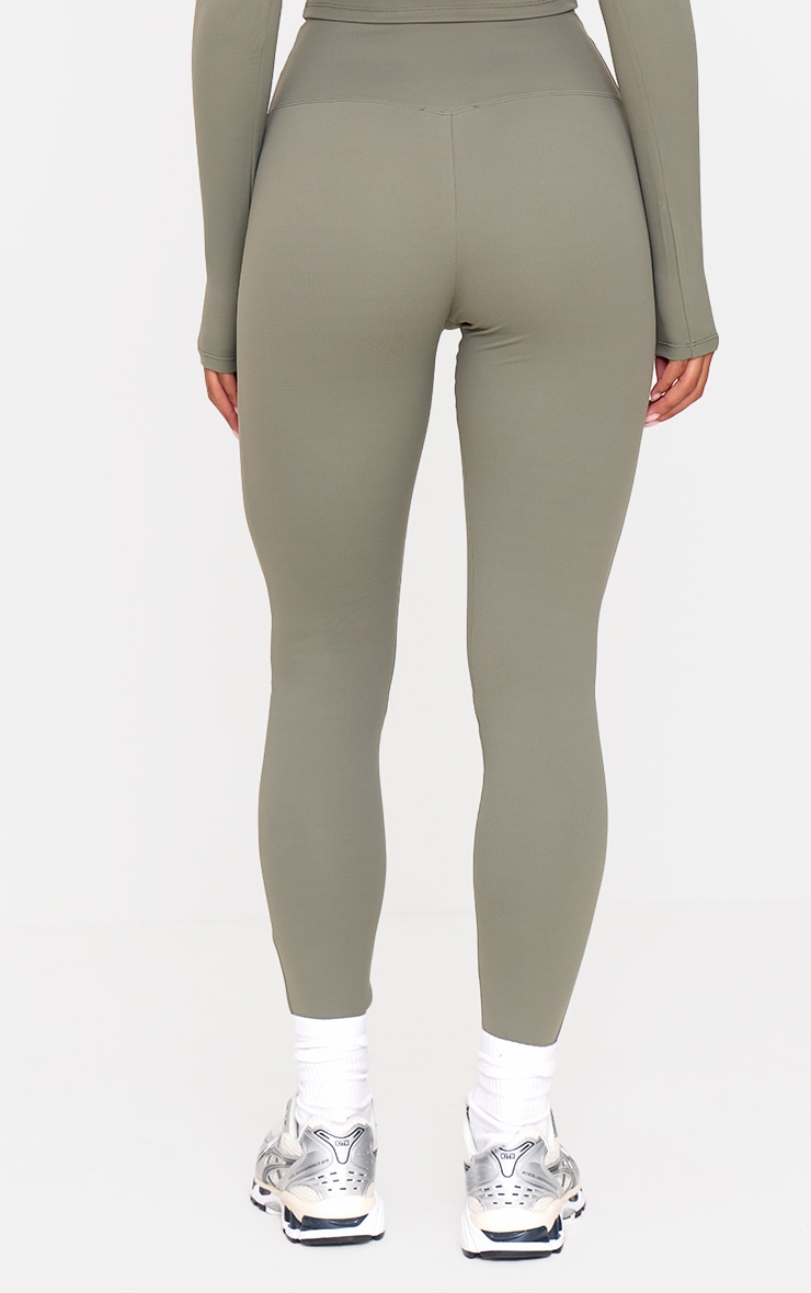 Olive Sculpt Super High Waist Leggings image 3