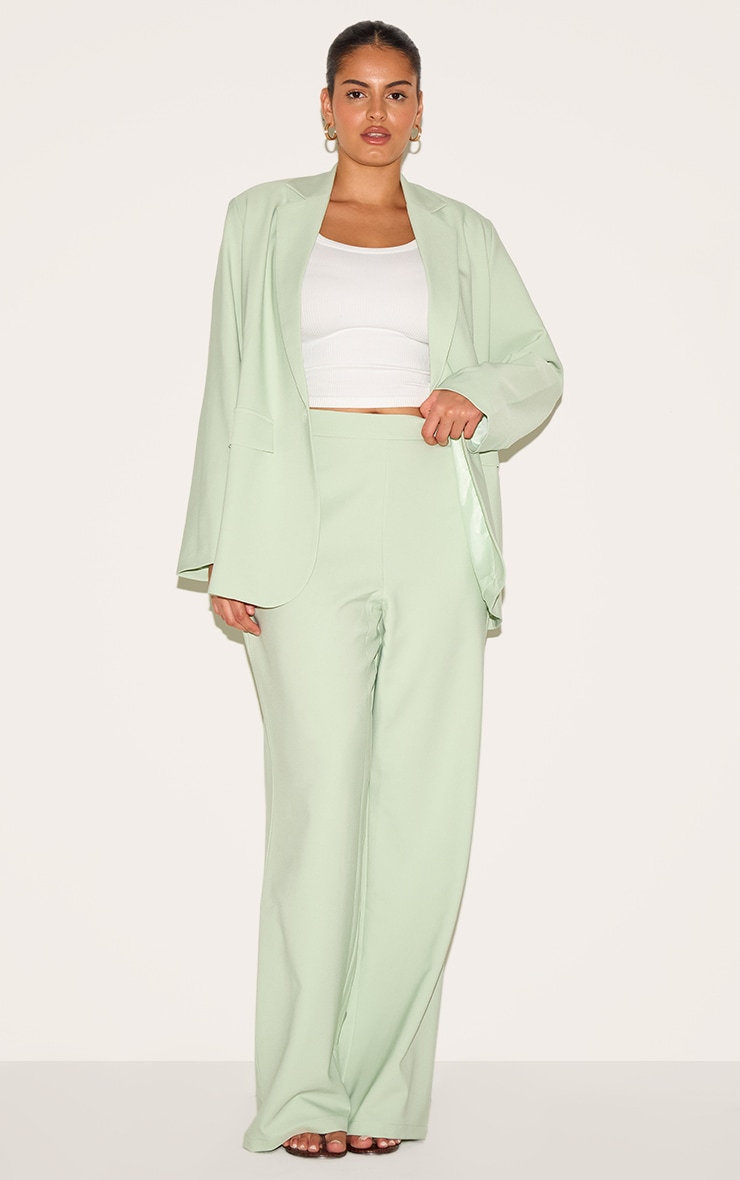 Plus Sage Tailored Large Trouser image 1