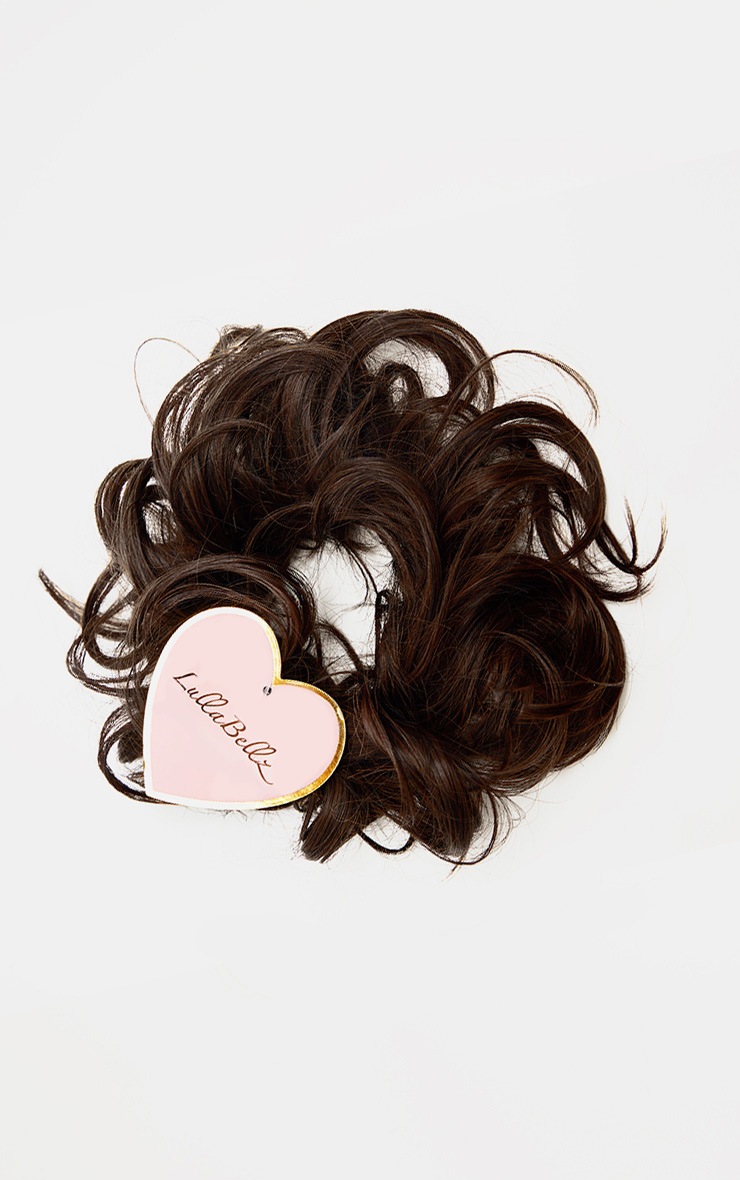 Lulla Bellz Messy Bun Scrunchie Chocolate Brown