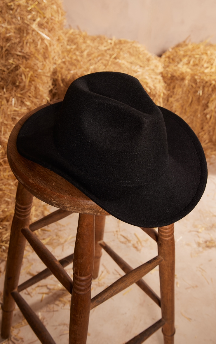 Black Cowboy Hat image 2