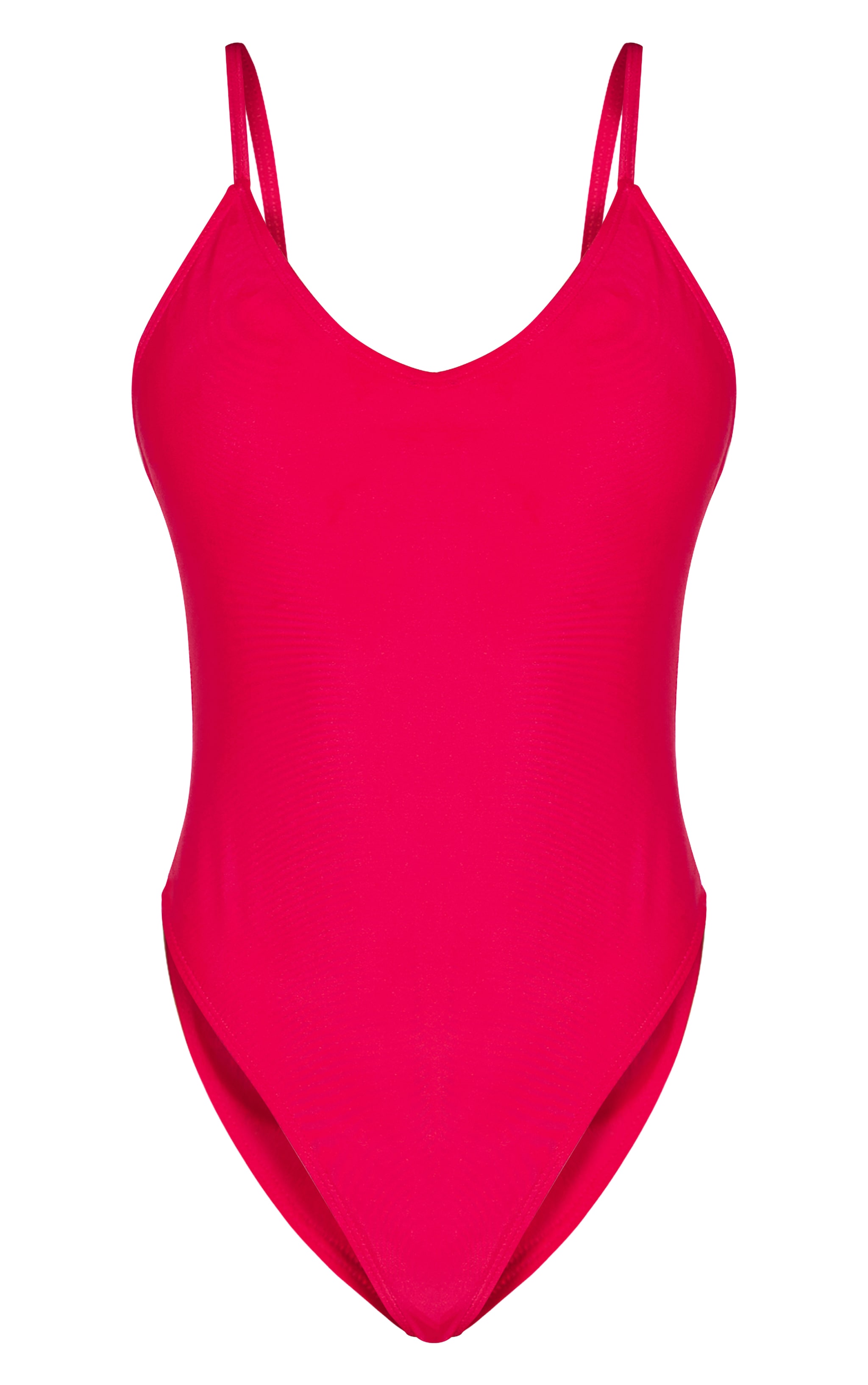 ★PLAGE_seoul★ Plunge Swimsuit_Urban Red Red Plunge Swimsuit | Swimwear | PrettyLittleThing USA