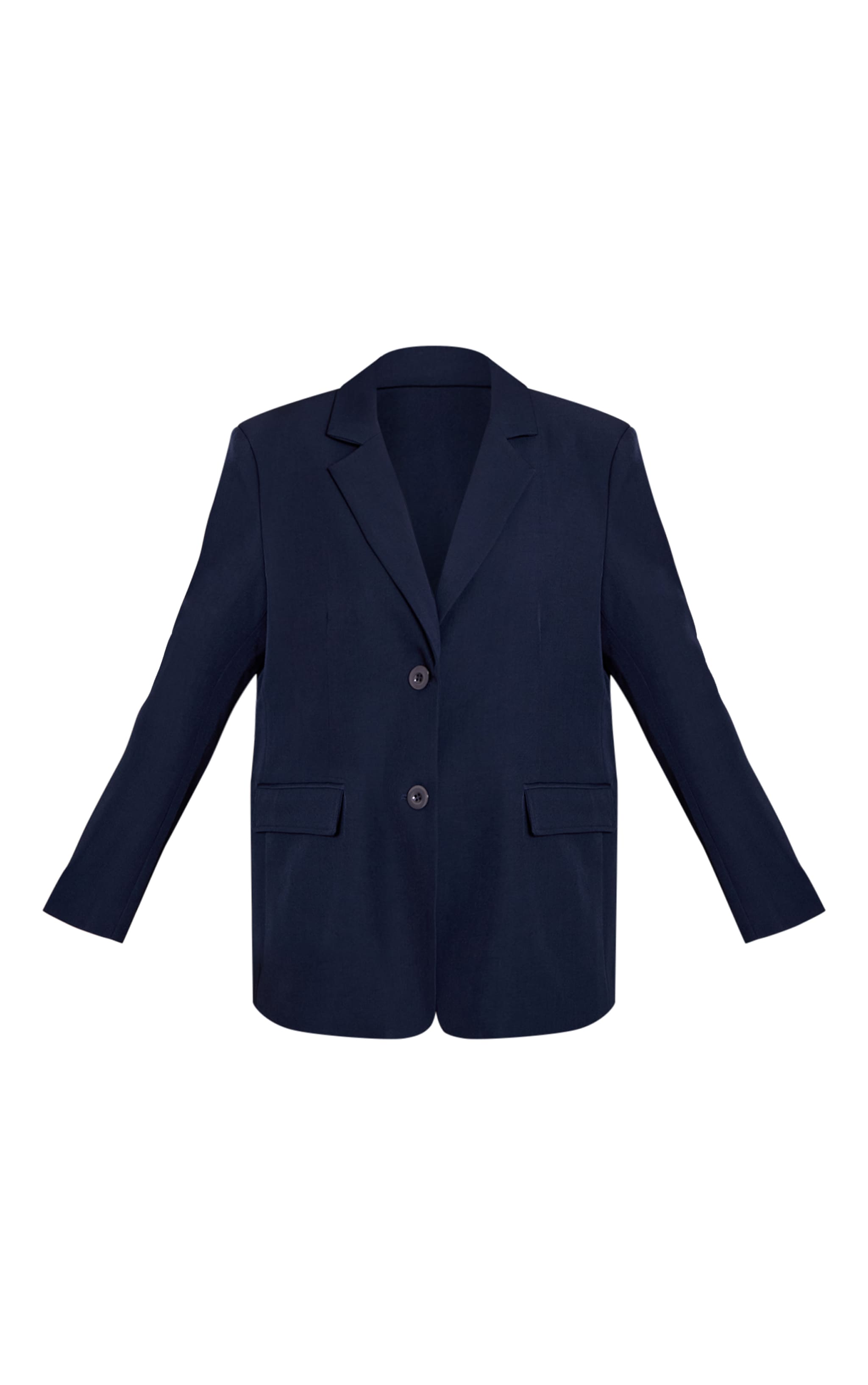 Navy Oversized Blazer image 5