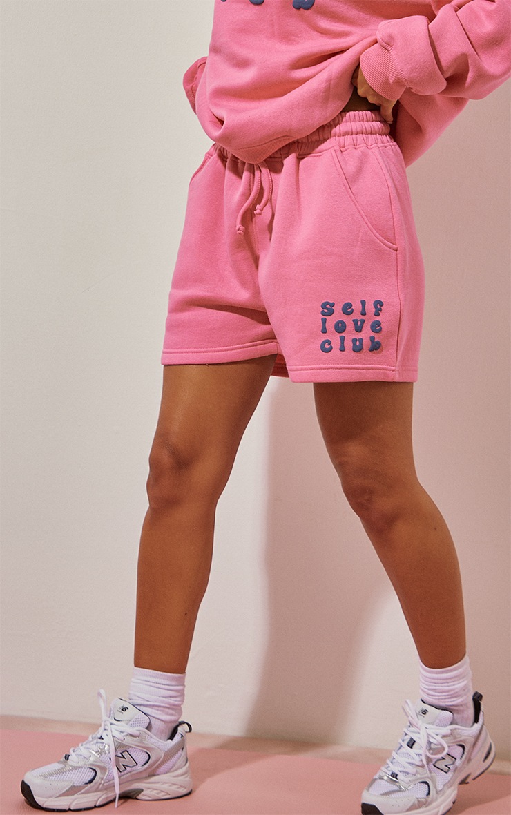 Pink runner shorts new arrivals