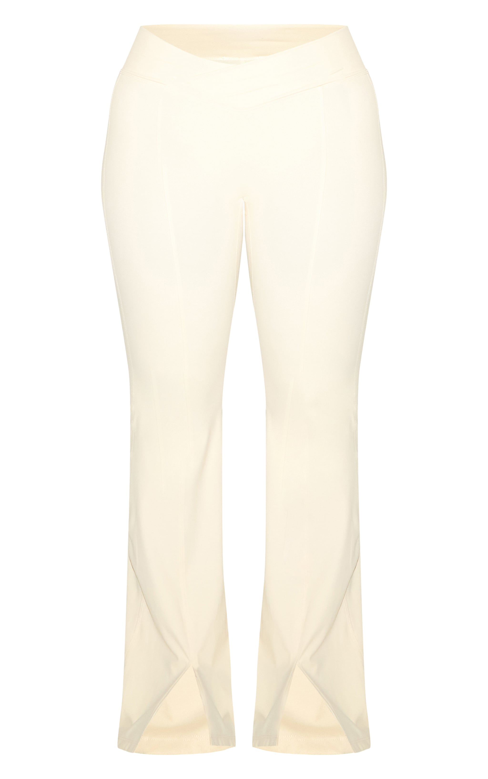 Shape Bone Sculpt Active V Waist Split Front Flare Pants image 5