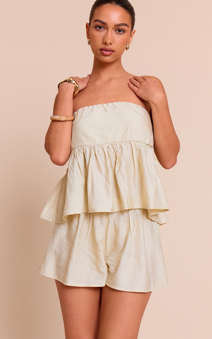 Clay Textured Casual Shorts image 1