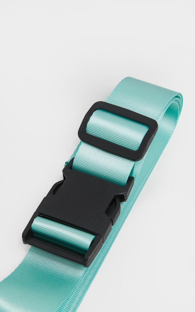 Mint Buckle Double Tape Belt Accessories PrettyLittleThing
