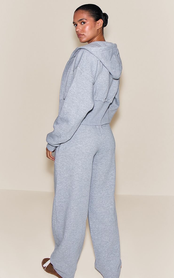 Grey Marl Barrel Leg Sweatpants image 3