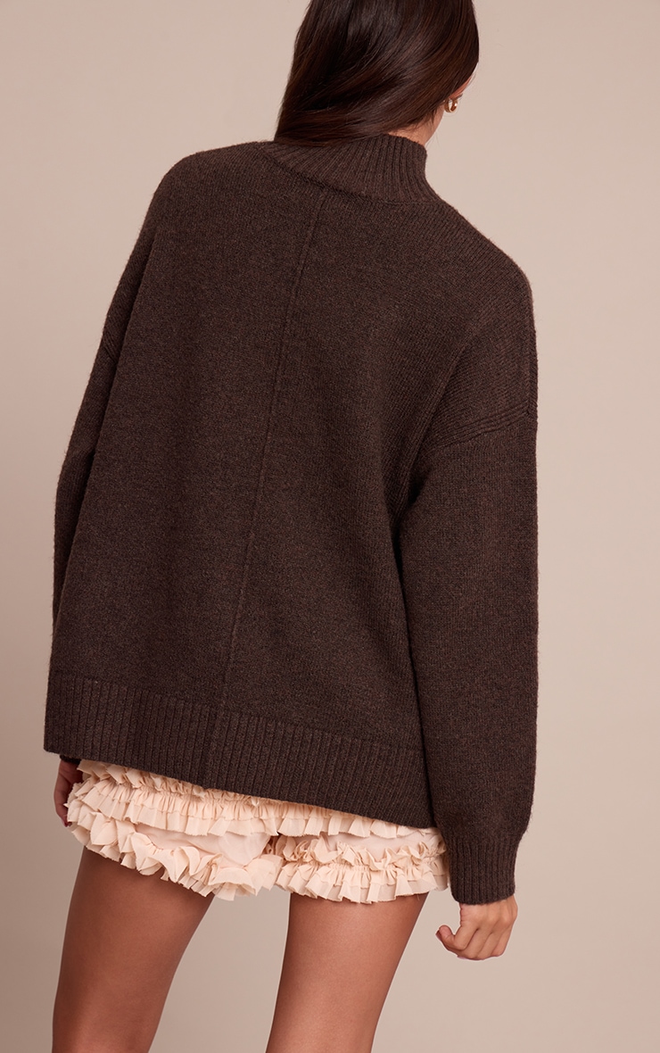 Short culotte bouffant en mousseline de soie beige image 3